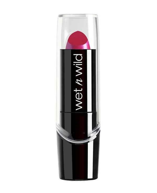 Wet n Wild - Silk Finish Lipsticks - Fuchsia w Blue Pearl