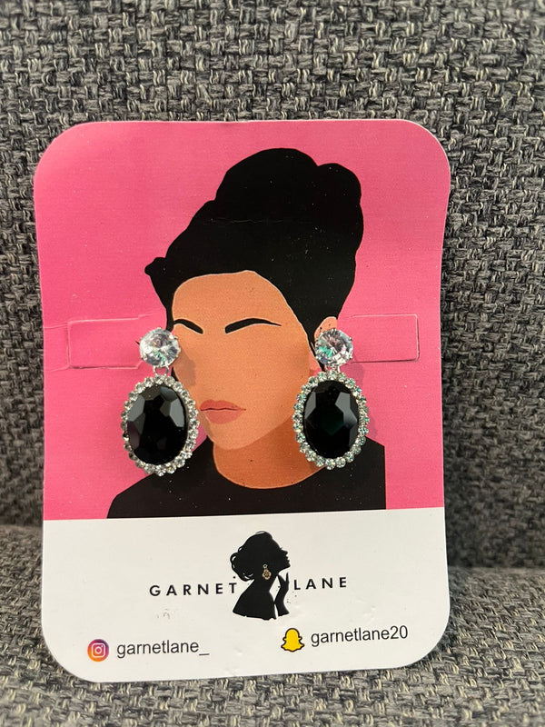 Garnetlane - earings (oval shape)