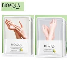 Bioaqua Pack Of 2 Hand & Foot Mask 35g (BQY65952 , BQY65938)