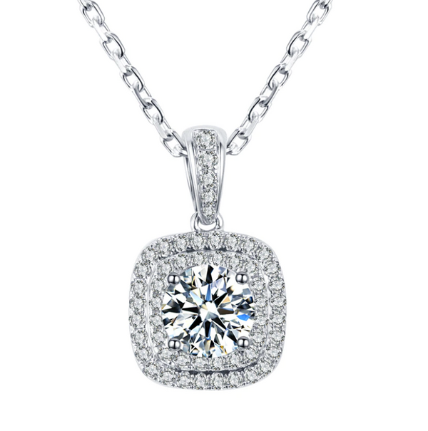 Ming - White Zirconia Pendant