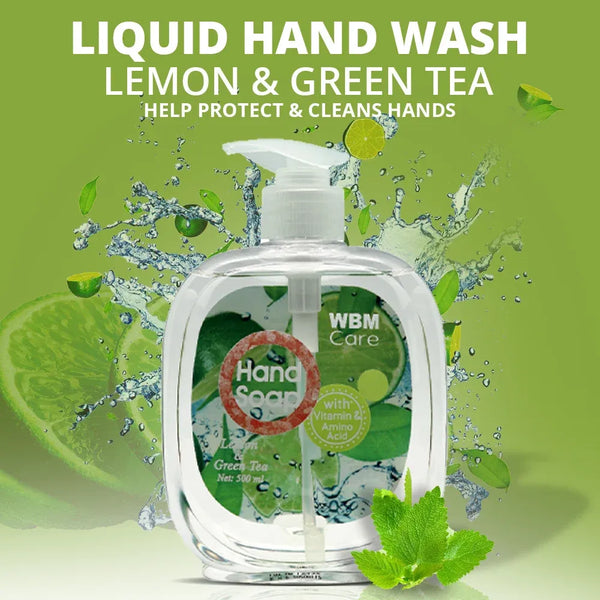 WBM - Hand Wash Lemon And Tea Tree  - 500 ml