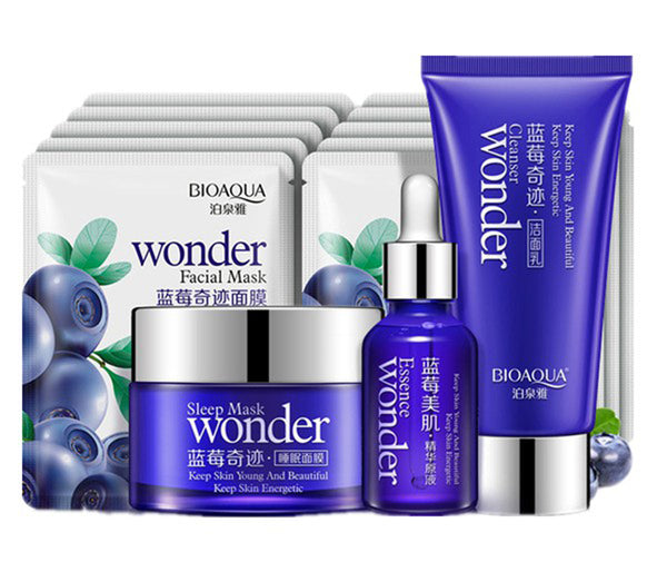 BIOAQUA - 4 In 1 Blueberry Wonder Whitening GlowingSkincare Series.