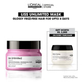 L'Oreal Professionnel - Serie Expert Liss Unlimited Mask 250 ML - For Frizzy & Unruly Hai