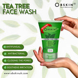 Obskin - Tea Tree Oil Facewash with Salicylic Acid 100ml