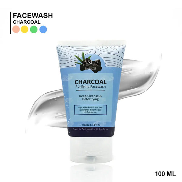 SL Basics - Charcoal Facewash Tube - 100ml