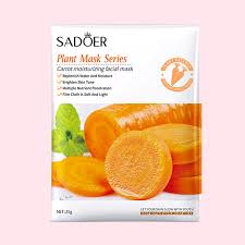 SADOER - Carrot refreshing hydrating facial sheet