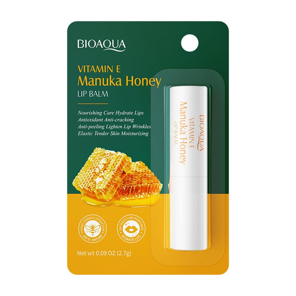 BIOAQUA - Vitamin E Manuka honey LIP BALM 2.7g