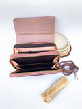 The original Sling Cluthes Women Wallet Bag Tea Pink