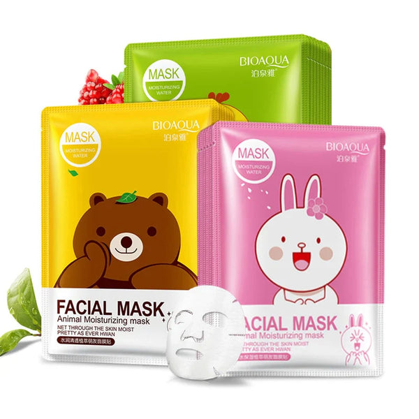 Bioaqua - Animal Moisturizing Facial Mask - Assorted 1 PC