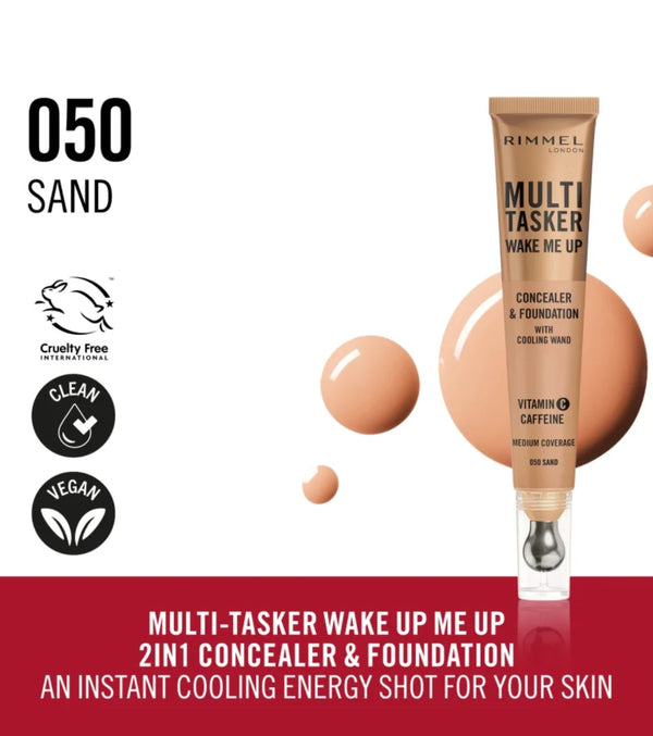 Rimmel -  Concealer Multi Tasker Wake Me Up - 050 Sand