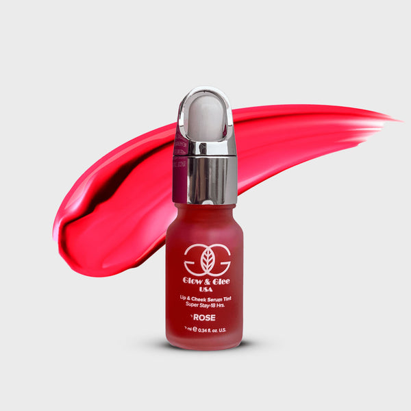 Glow & Glee - Lip & Cheek Serum Tint Rose 10ml