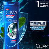 Clear Black Shine Shampoo - 380ML