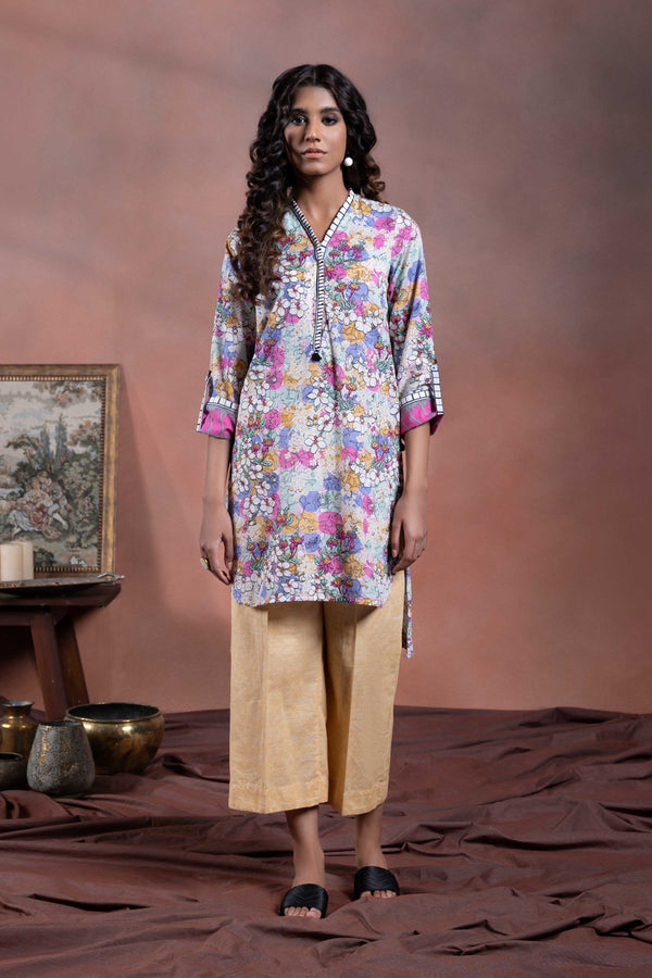 Sapphire- 2 Piece - Printed Khaddar Suit