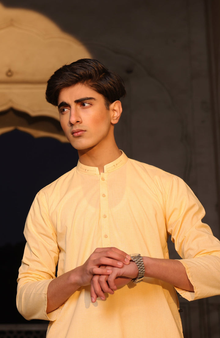 Summer'22 Teens Styling Kurta Yellow