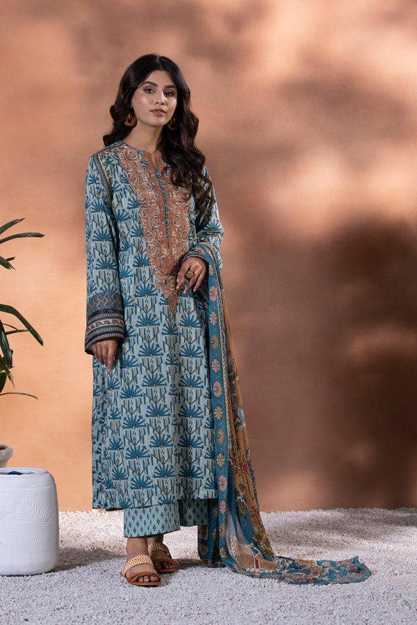 Sapphire - 3 Piece - Embroidered Lawn Suit