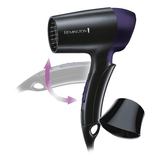 Remington- D2400 Travel Hair Dryer "ON THE GO" 1400W Black/Blue