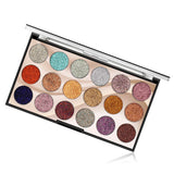Miss Rose- 18Color Glitter Eye Shadow Kit- Shade 02