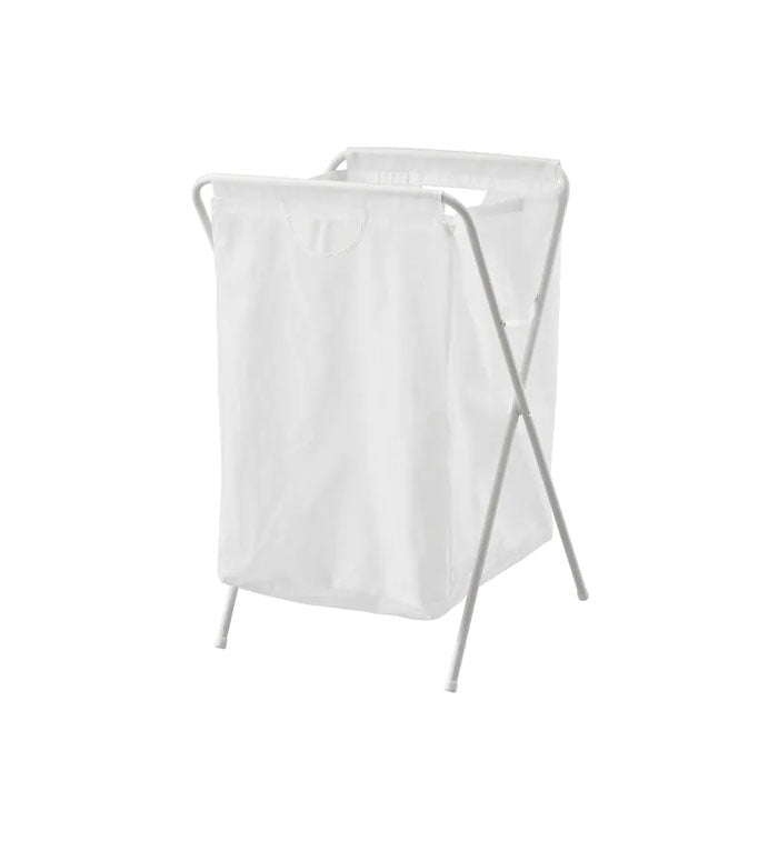 Ikea- Jäll Laundry Bag With Stand- White, 70 L by IKEA priced at #price# | Bagallery Deals