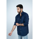 VYBE- Casual Shirt Navy Blue