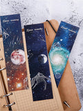 Shein - Boxed Space Planet Print Bookmark 30Sheets
