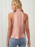 Shein- Knot Detail Solid Top