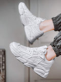 Shein- Men Lace-up Front Chunky Sneakers