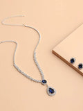 Shein- Rhinestone Decor Necklace & Earrings