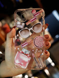 Shein- Perfume & Lipstick Clear Phone Case