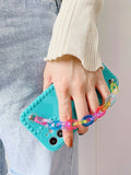 Shein- Colorful Hand Strap Phone Case