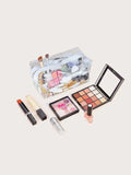 Shein- Cloud Pattern Clear Square Makeup Bag