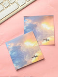 Shein- 3pcs Oil Painting Pattern Sticky Note