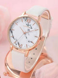Shein - One piece simple quartz watch and one piece bracelet