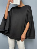 Shein Uniform Colored Abaya Sleeves Heavy Shirt