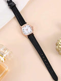 Shein - Square Design Quartz Watch