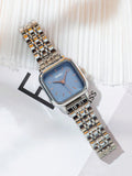 Shein - Minimalist Square Pointer Quartz Watch