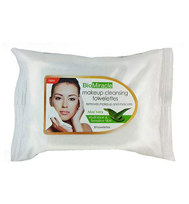 BioMiracle- Makeup Towelettes Aloe Vera (30Pcs)