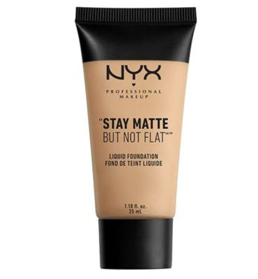 NYX Professional Makeup- Stay Matte but Not Flat Liquid Foundation, 02 Nude