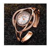The Marshall- Rose Gold White Bracelet Watch For Women - TM-W-36