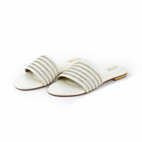 VYBE - Formal Flats - White