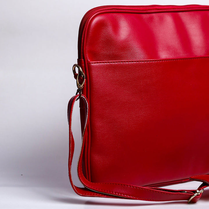 VYBE- Laptop Bag-Red