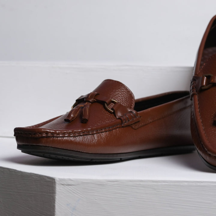 VYBE- Leather Loafer- Mustard