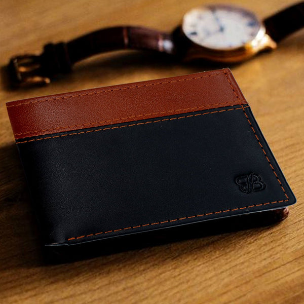 Hope Care- Classic Tan Black Wallet