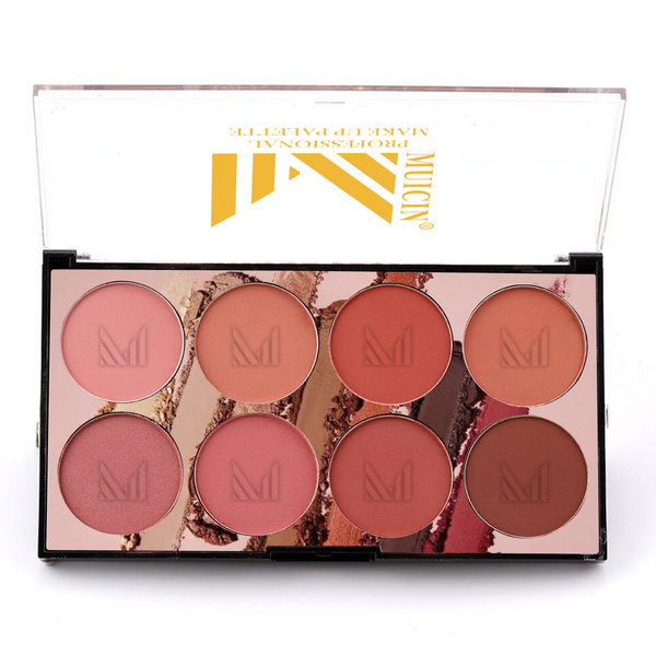 MUICIN - 8 Colors Professional Blusher Palette