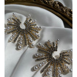 Jewels by Noor- Gild Pearl Huge Studs