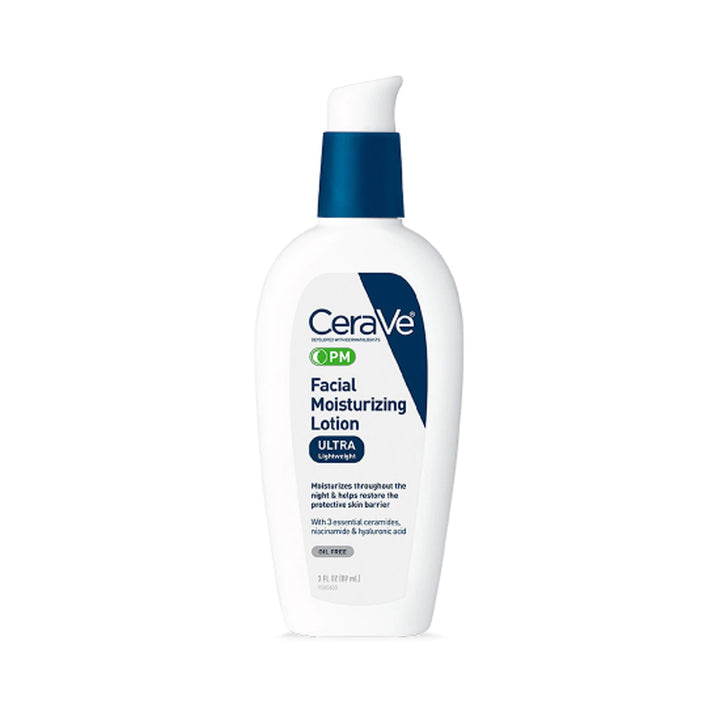 Cerave- PM Facial Moisturizing Lotion Fragrance Free for Nighttime Use, 89ml