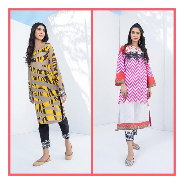 Keshia- Stitched Printed Kurti Bundle 17