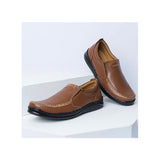 Vybe- Casual Leather Shoes- Mustard