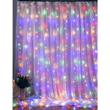 Shein- Curtain Decorative String Light With 50pcs Bulb