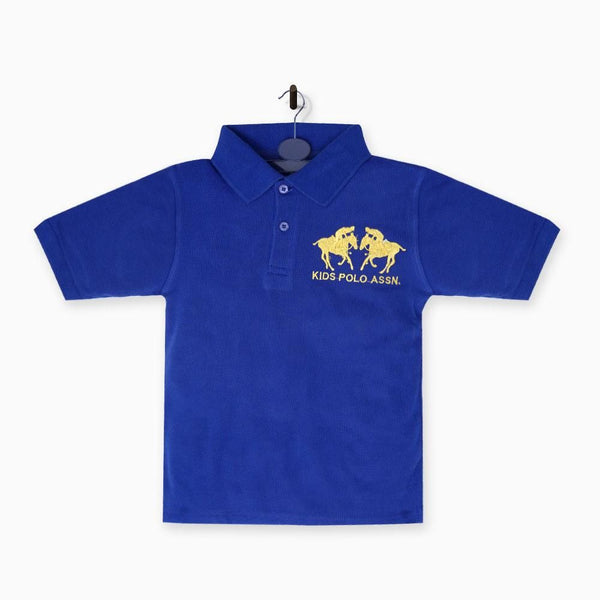 Kids Polo Association- Blue Polo Shirt