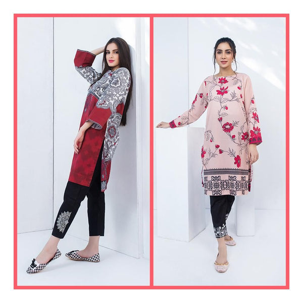 Keshia- Stitched Printed Kurti Bundle 23